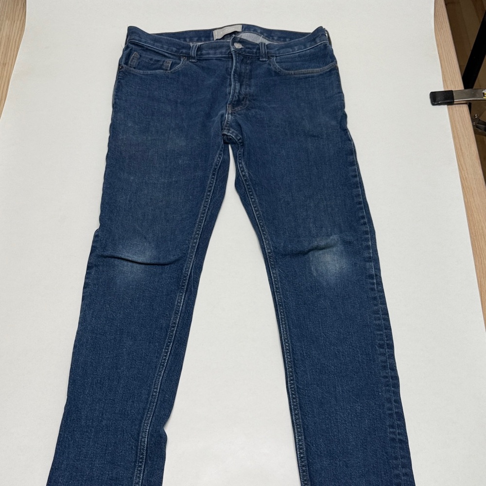 Everlane Men's Selvedge Slim Fit Jeans in Deep Blue